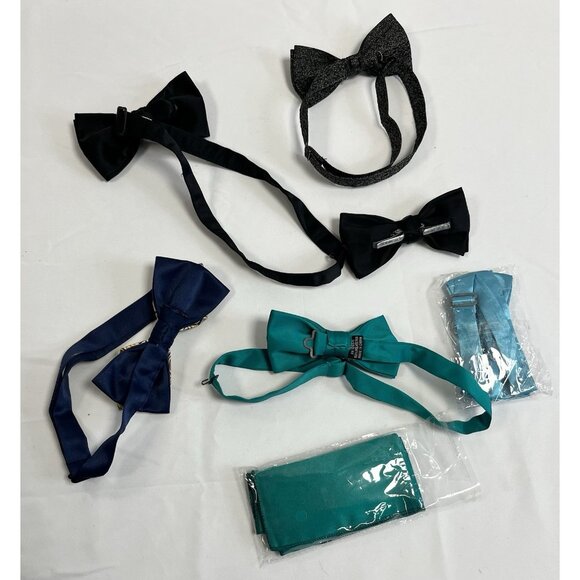 Adjustable Men's Bowtie Lot 6 PC 🤓 - Picture 2 of 7